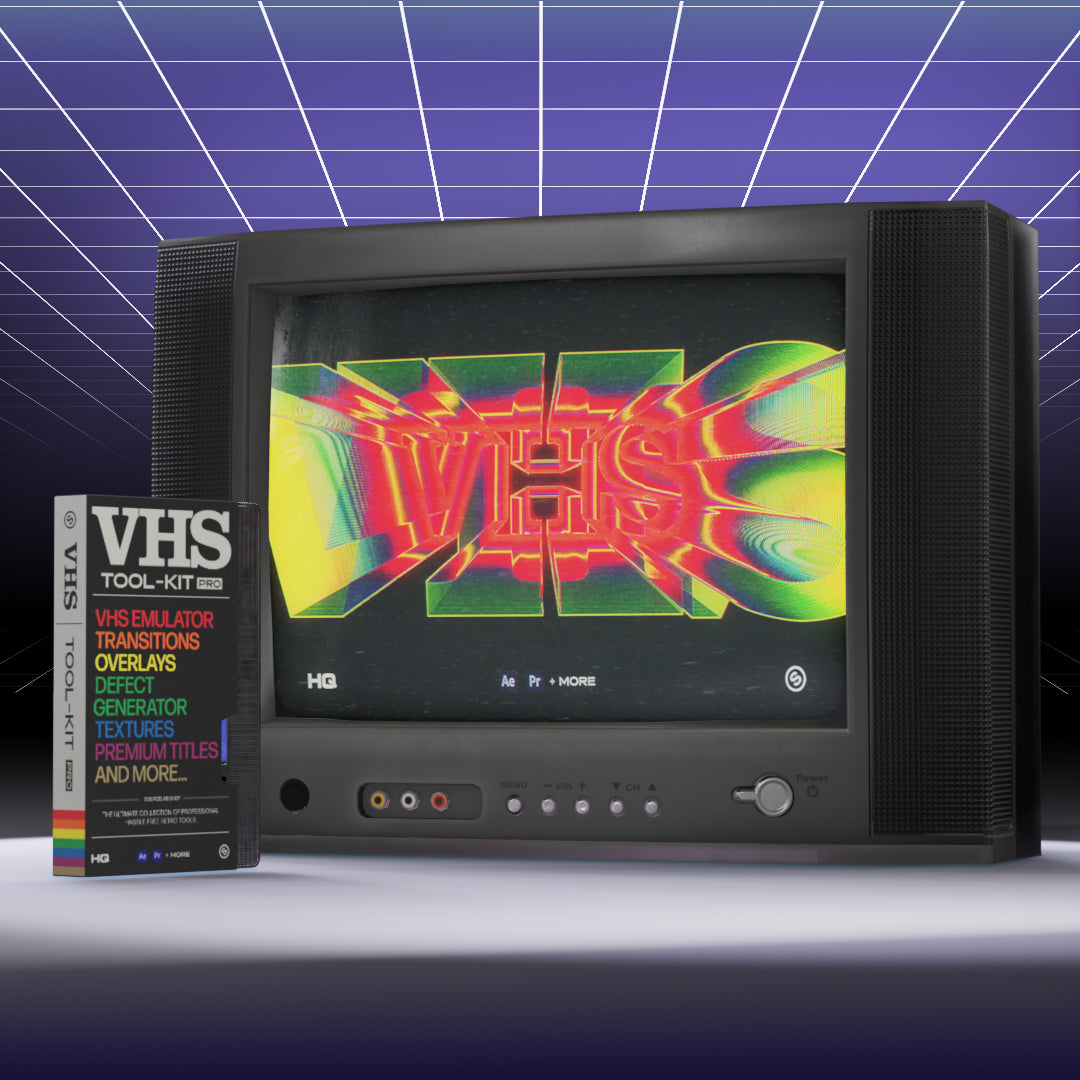 Realistic Vhs Gui VHS Emulator – Textures | Transitions | After Effects & Premier Pro ...