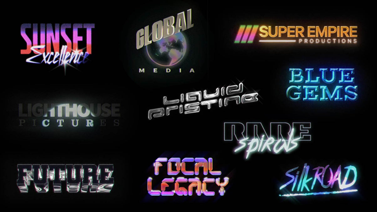VHS Logos after effects template – SOURCE LAB